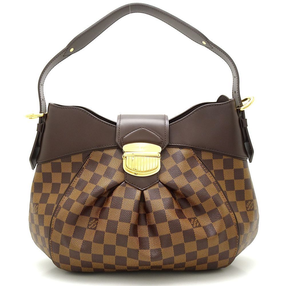 Louis Vuitton Damier Sistina MM Shoulder Bag Ebene